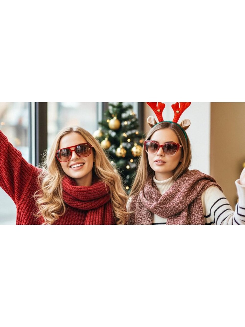 Women's Red Polarized Vintage Sunglasses American Square Jackie O Cat Eye - Picture 2 of 6